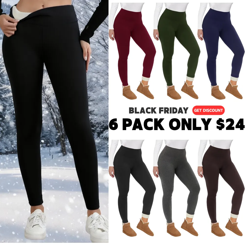 Thermal Thick FLeece Lined Leggings for Black Friday