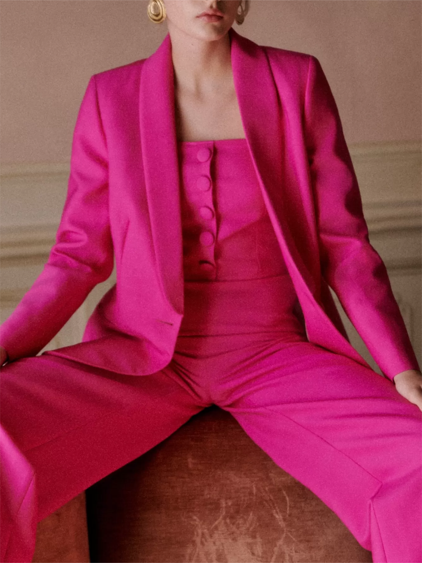 Pink Tailored Blazer