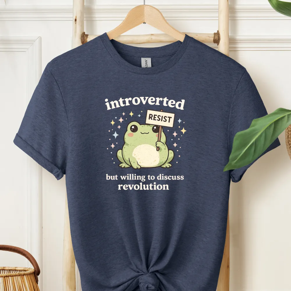 Whimsical Frog Graphic T-Shirt