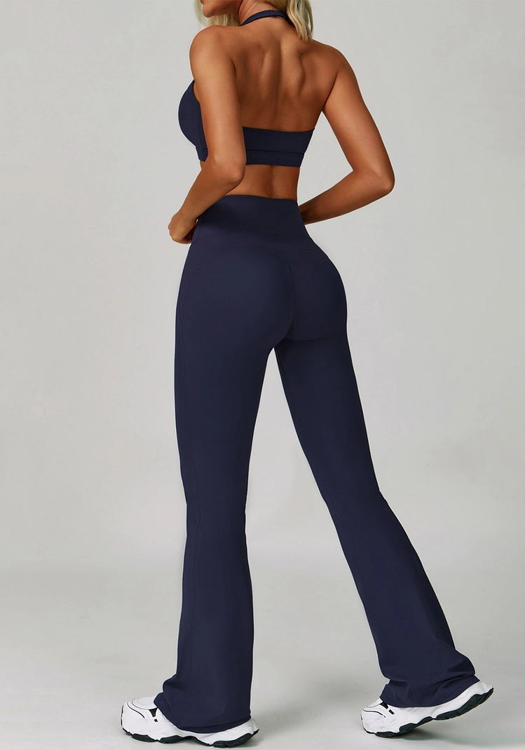 Cross Back Flare Leg Yoga Set
