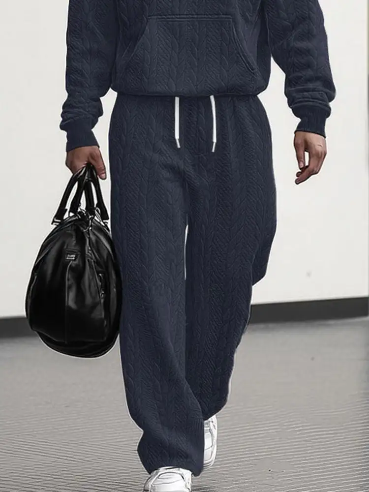 Athleisure Jacquard Loose Fit Set