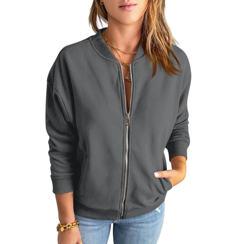 Women's Zipper Sweatshirt Jacket