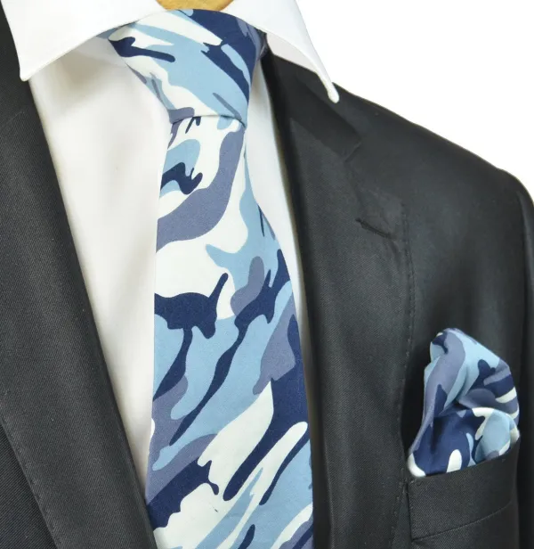 Versatile Cotton Classic Men's Necktie With Pocket Square