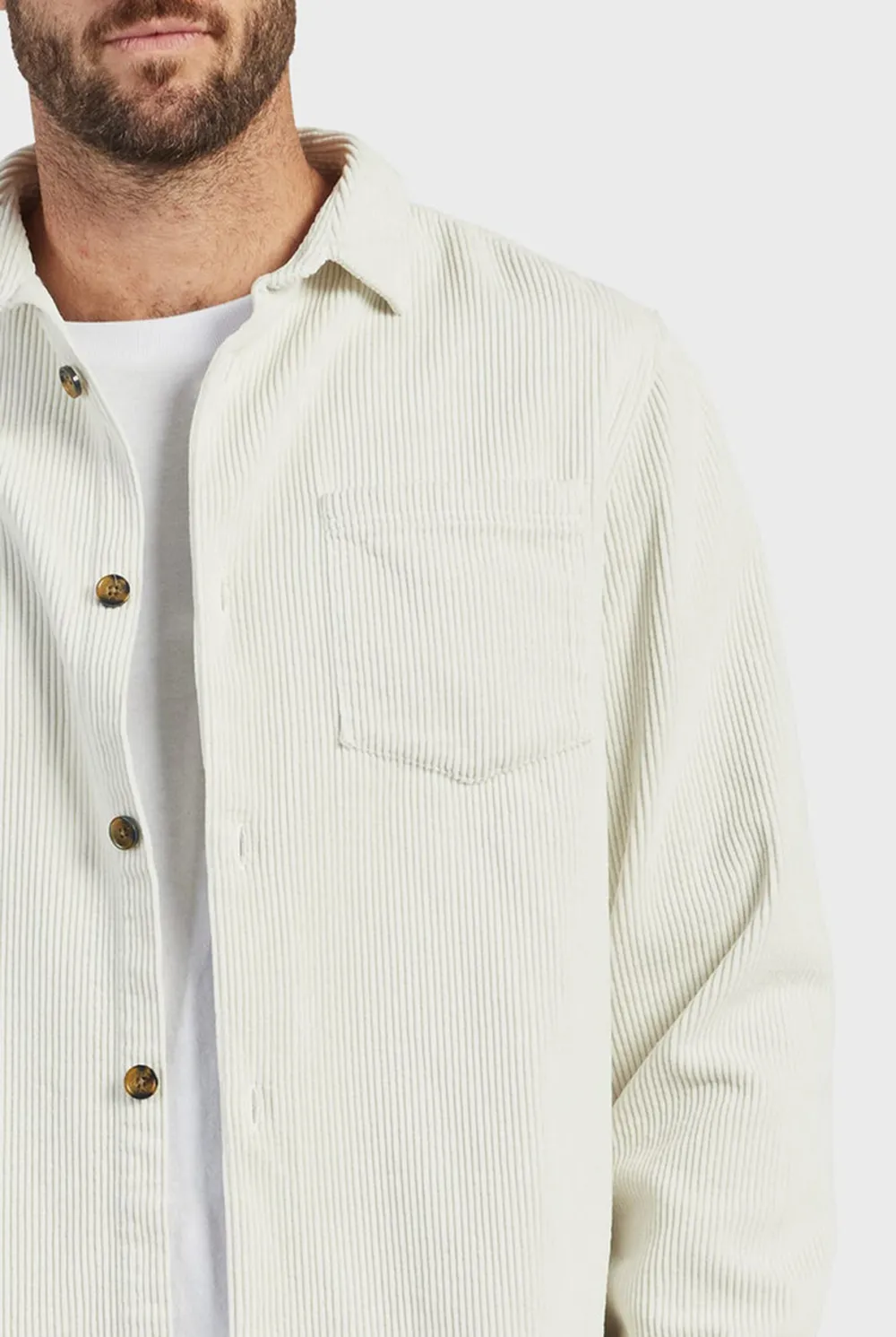 Lebowski Cord Overshirt-Navy
