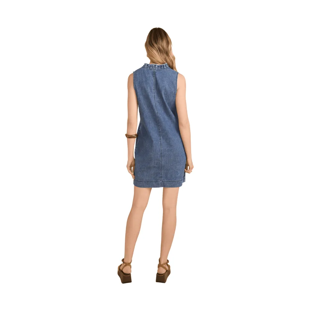Denim Sleeveless Casual Dress
