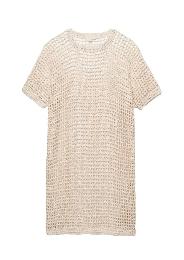 Handwoven Crochet Beach Cover-Up
