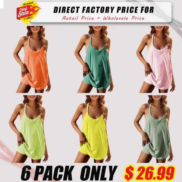 Women's Summer Sleeveless Mini Dress