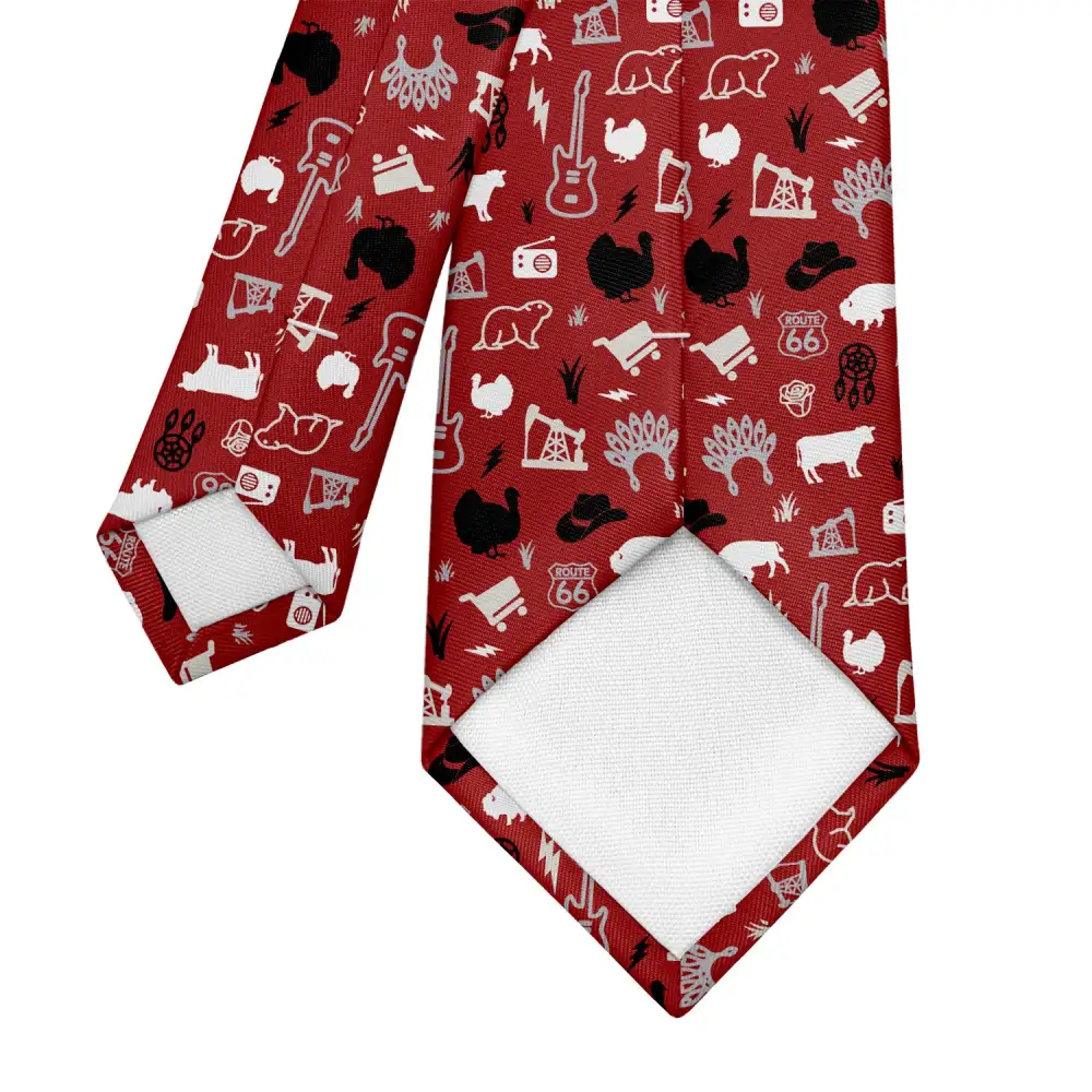 Modern Heritage Emblem Expression Necktie