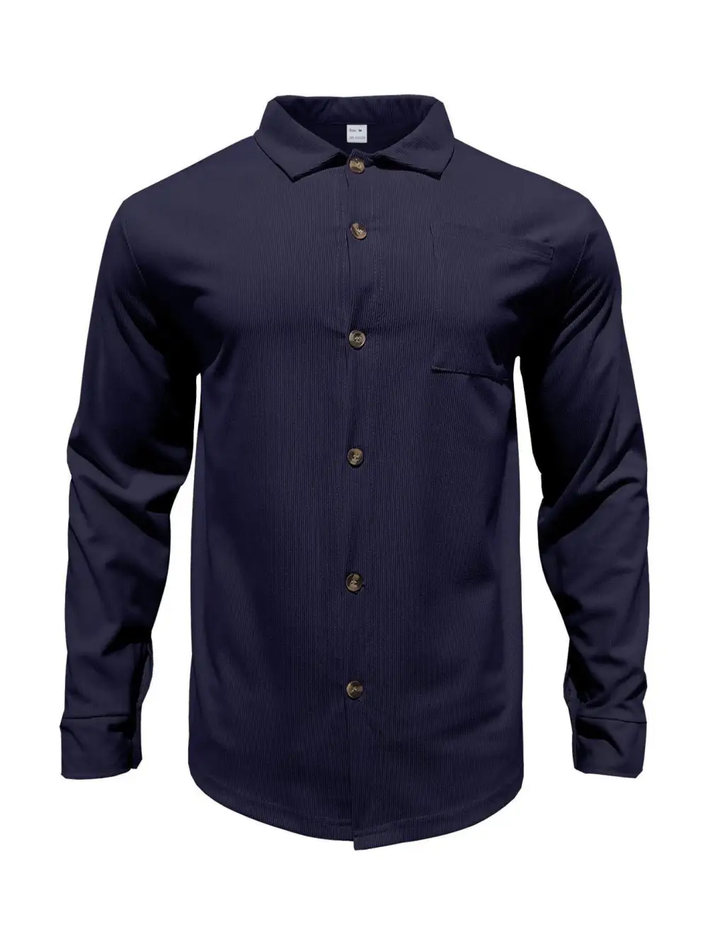 Men's Full Size Button Up Long Sleeve Shirt