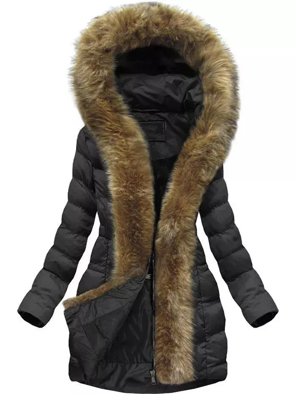 Women's winter hooded parka