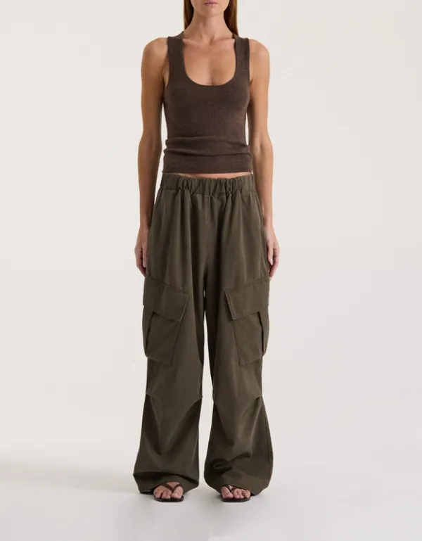 Canopy Washed Pull-On Utility Pants