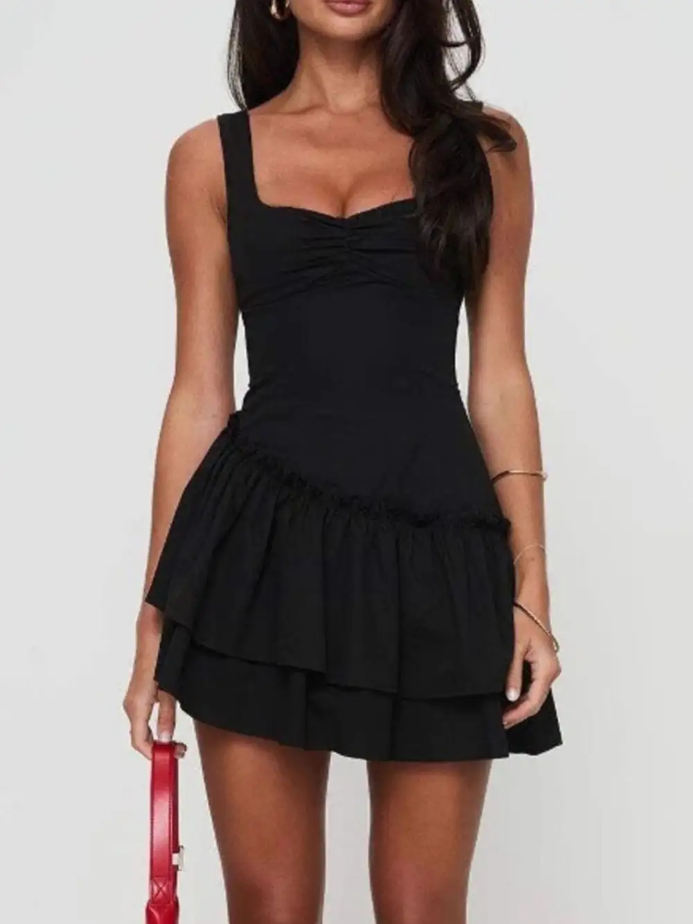 Ruched Mini Dress