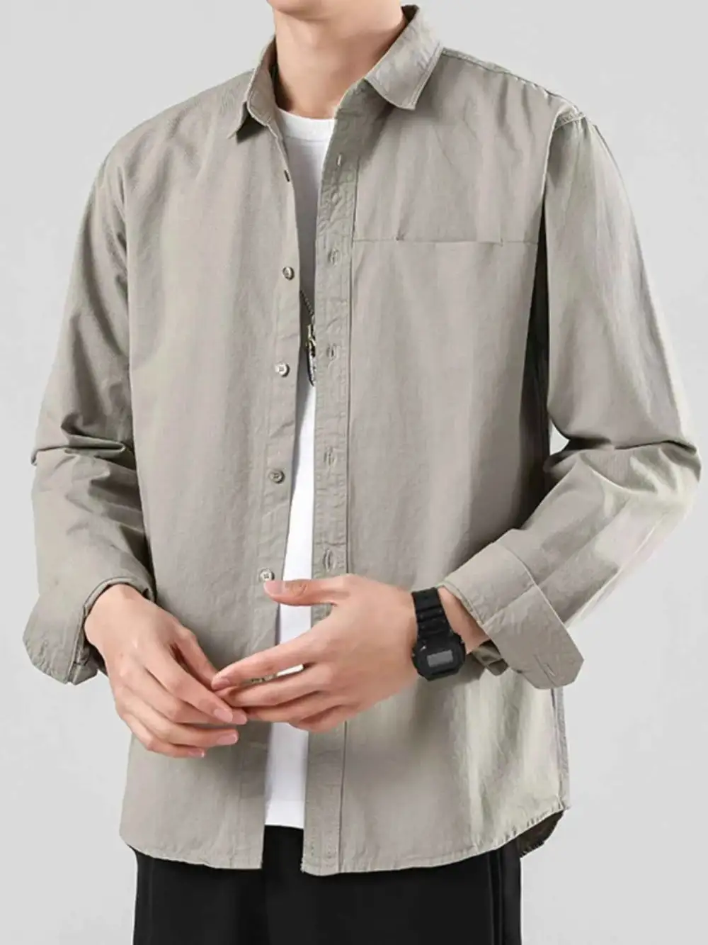 Button-Up Casual Shirt