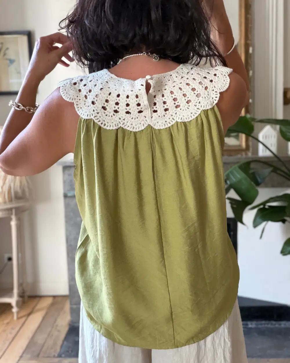 Cotton Crochet Blouse
