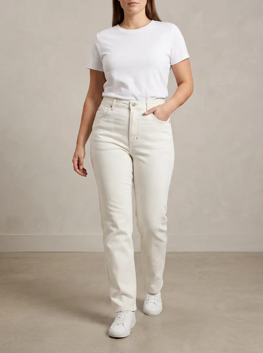 Leisure Printed Denim Jeans