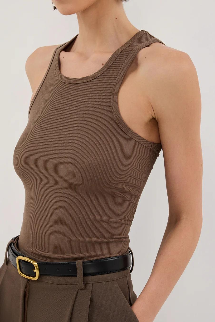 CASUAL RACER KNIT TANK