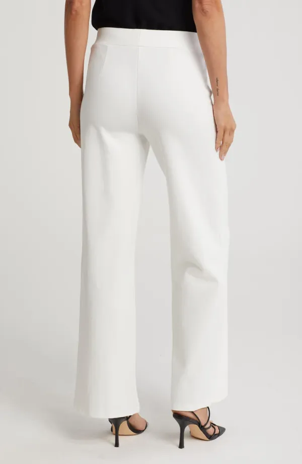 Wide Leg Pull-On Pants