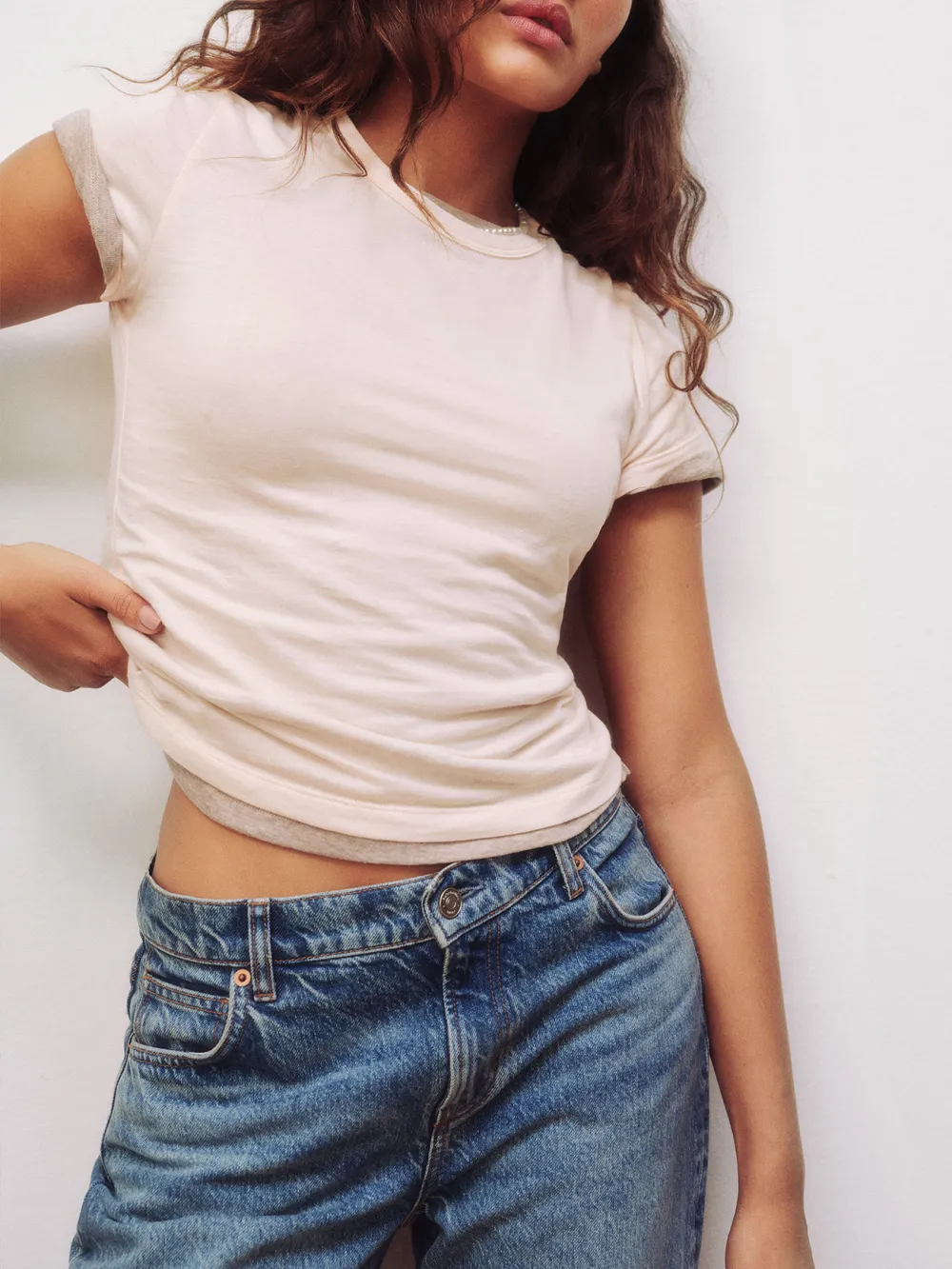 Basic Crew Neck Cotton T-Shirt