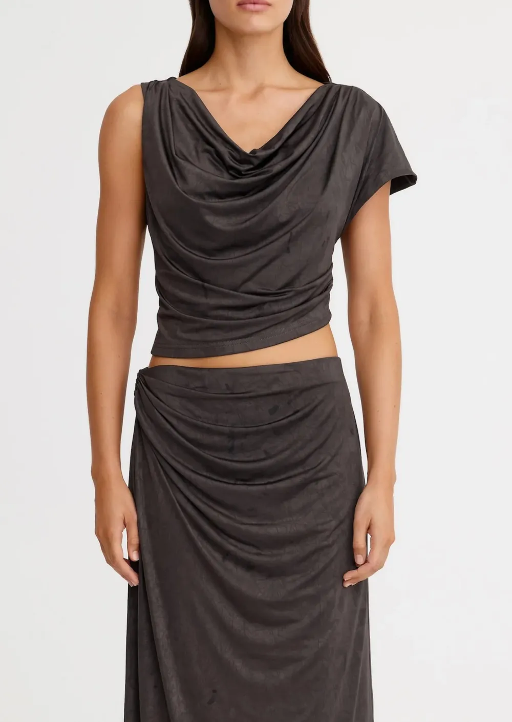 CASUAL COWL NECK TEES
