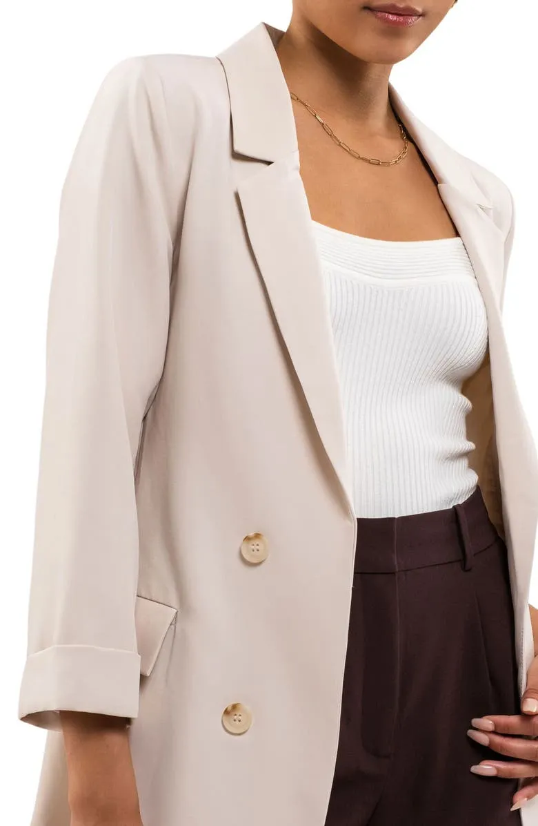Notch Collar Blazer