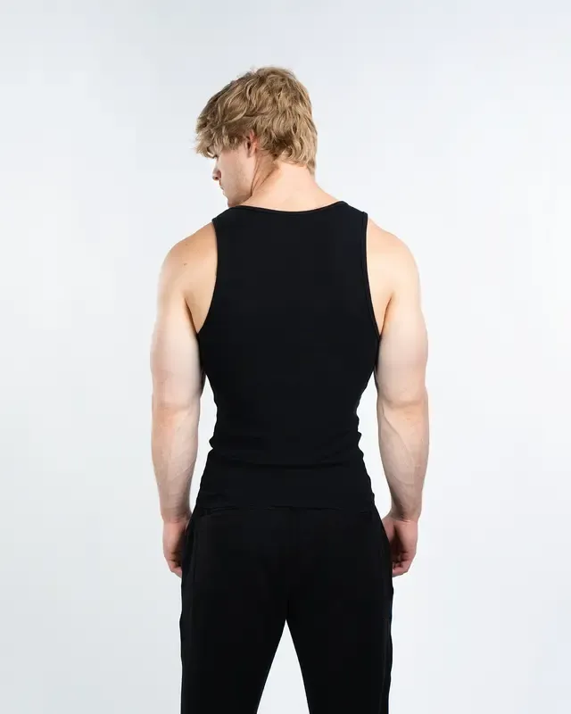Men's Tank Top Scoop Neck Knit Gym Workout Muscle Tank Undershirt Sleeveless Shirts