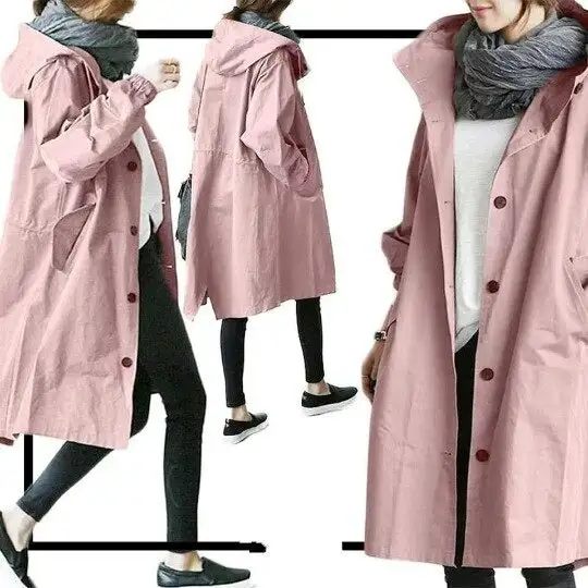 Knit Water Resistant Trench Coat