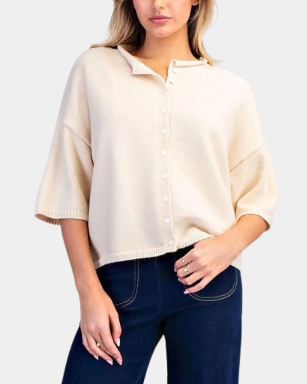 Half Sleeve Cardigan