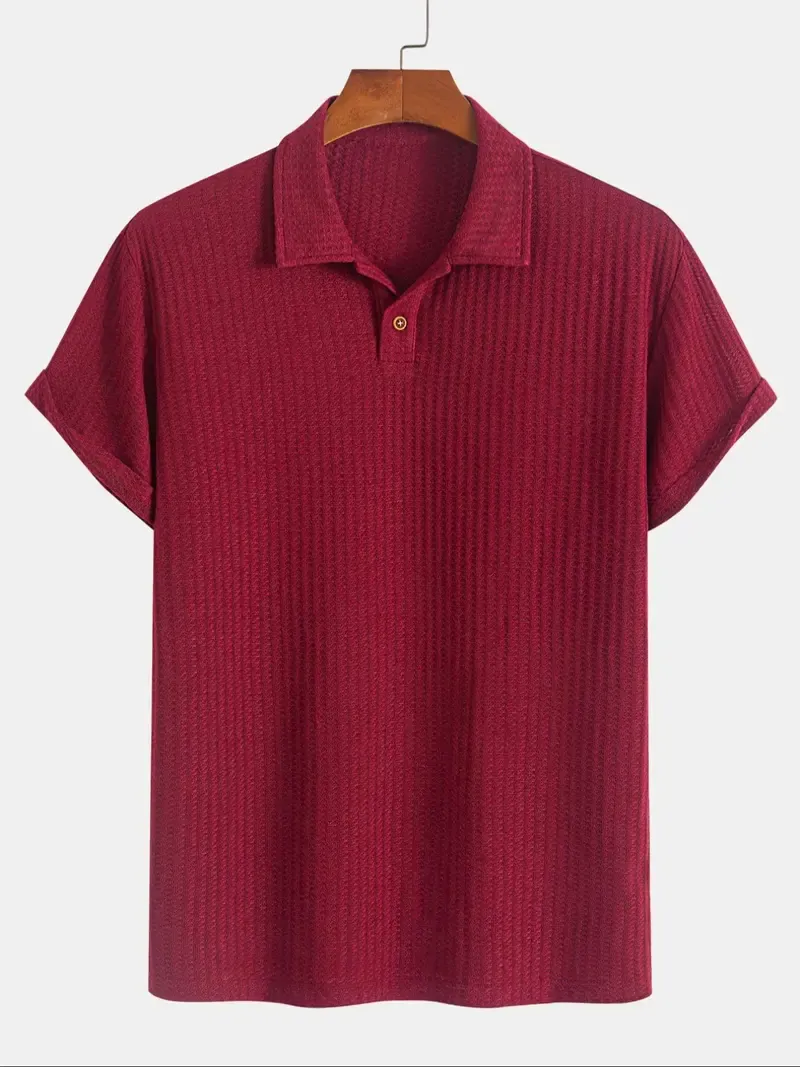 Men's Knitted Polo Shirt