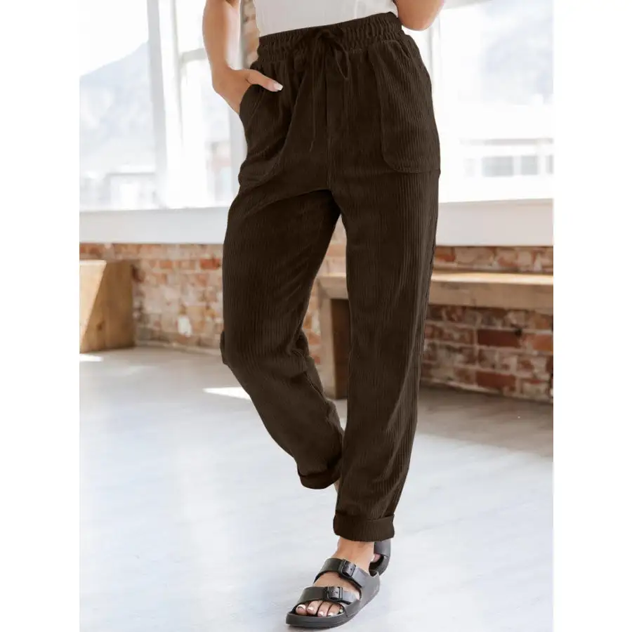 Everyday Drawstring Pants with Pockets