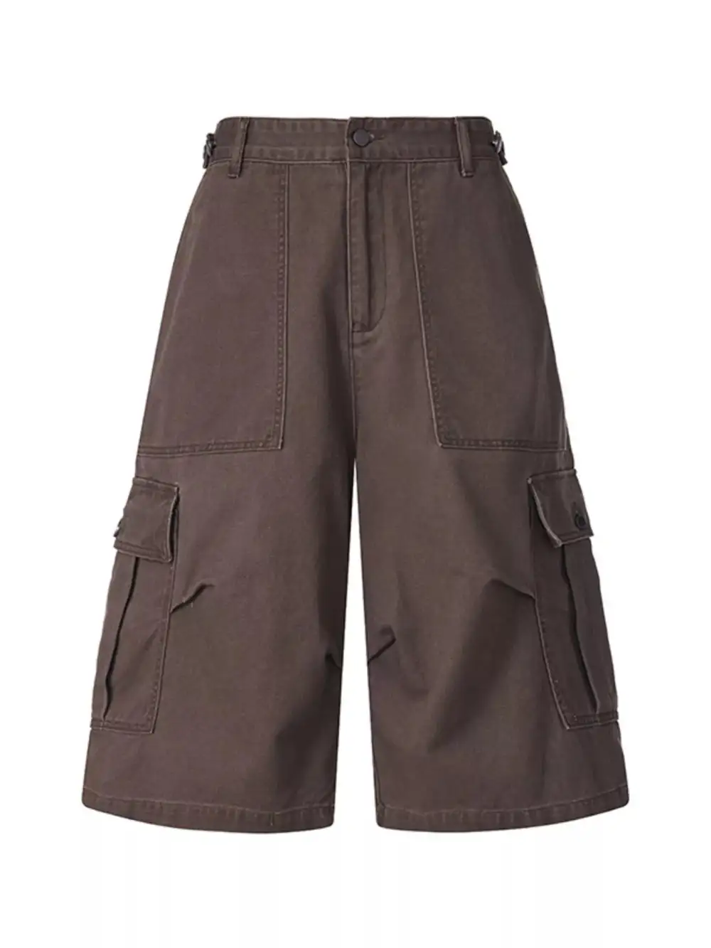 Men's Rugged Cargo Shorts with Flap Pocket Storage