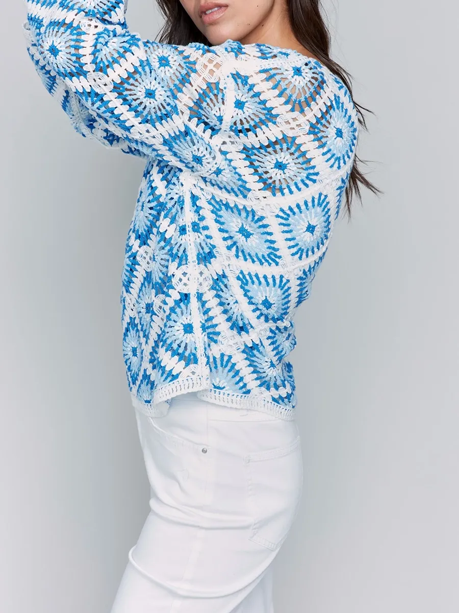 Elegant And High-End Art Pattern Women's Top