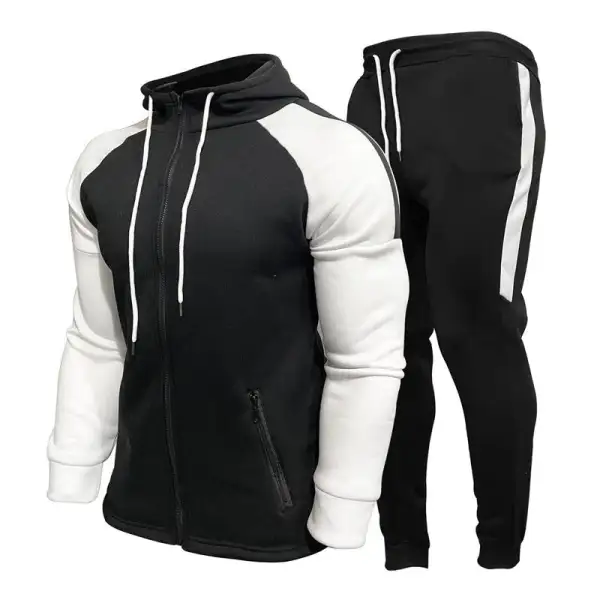 Woven Two Piece Hooded Set