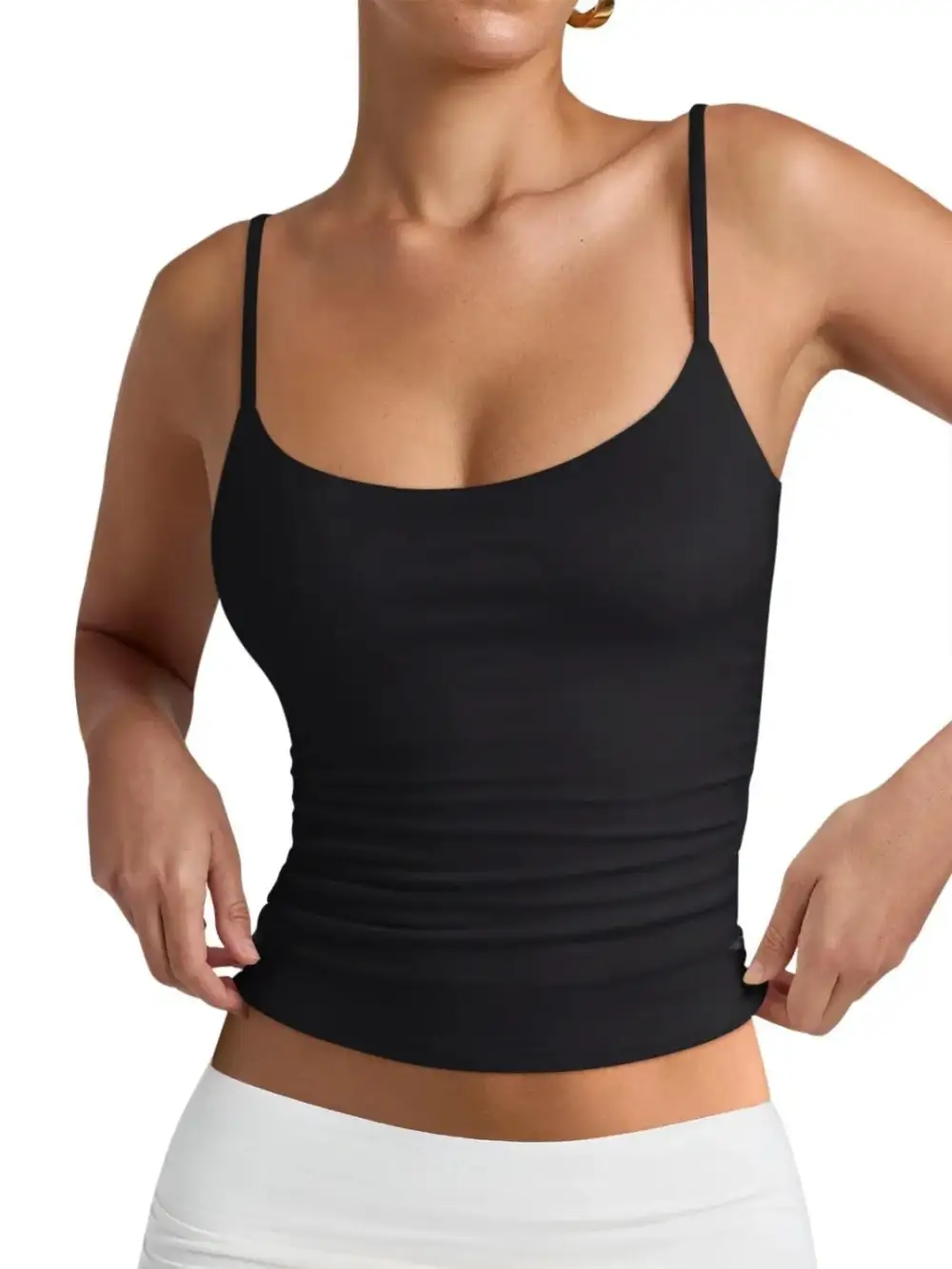 Scoop Neck Cami Polyester Blend