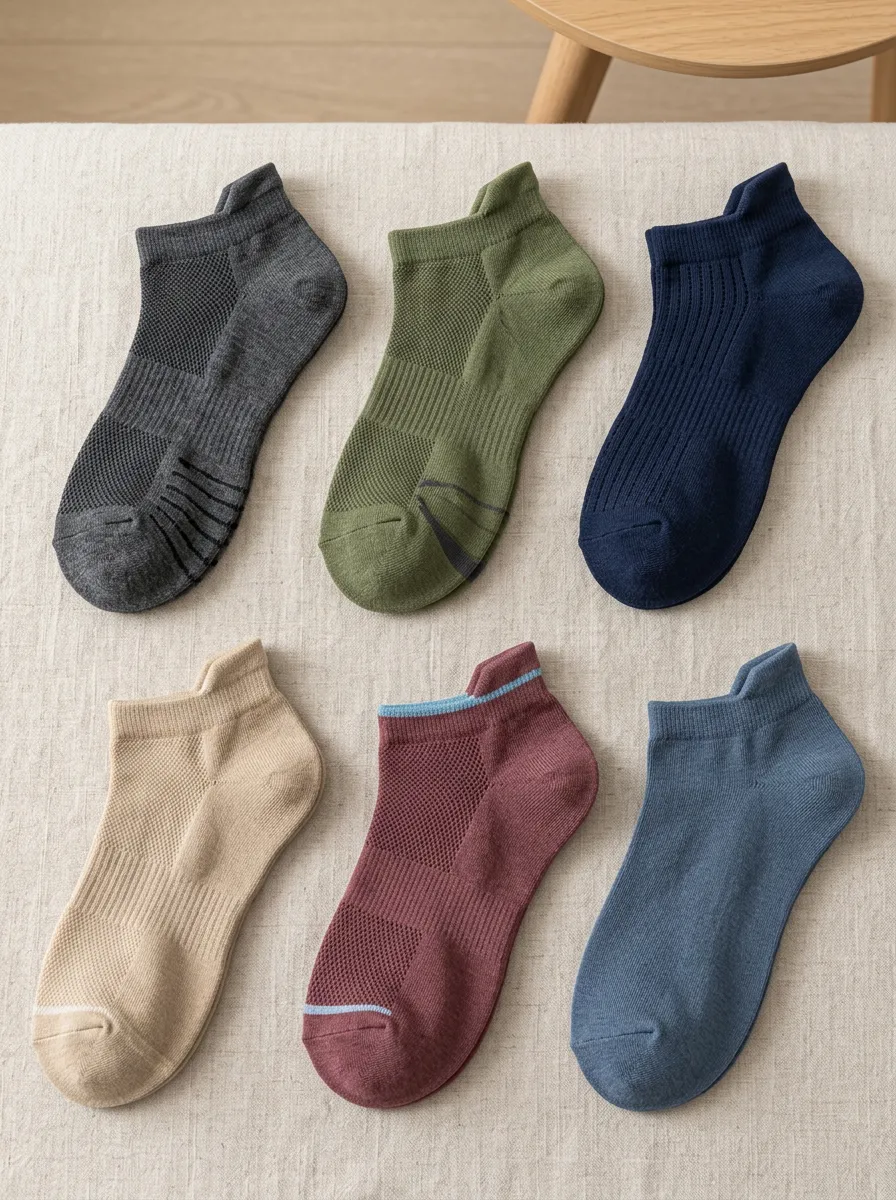 Compression Men's Six Pack Ankle Sock Collection