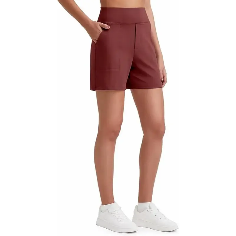 🔥Hot Sale💥-Women's High-Waisted Yoga Shorts🔥12-Pack- Only $32