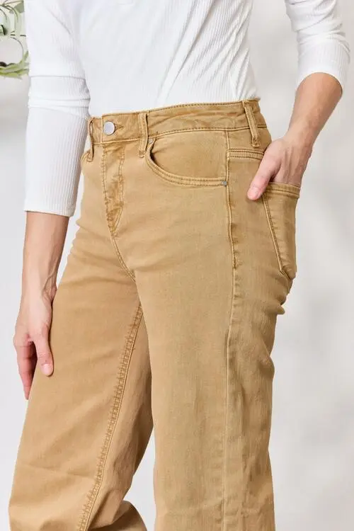 Subtle Texture Clean Denim Jeans