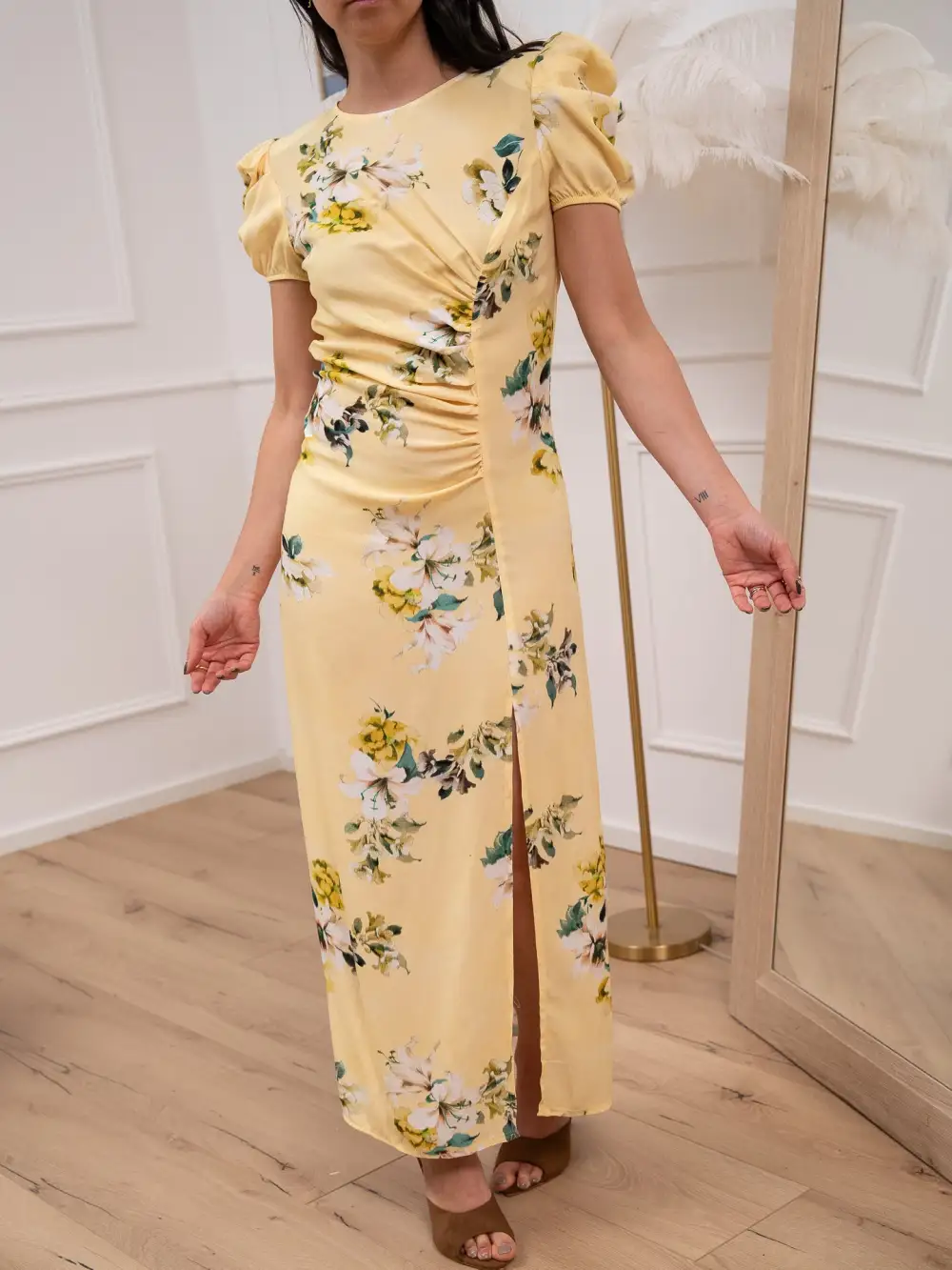 Aura Maxi Ruched Dress