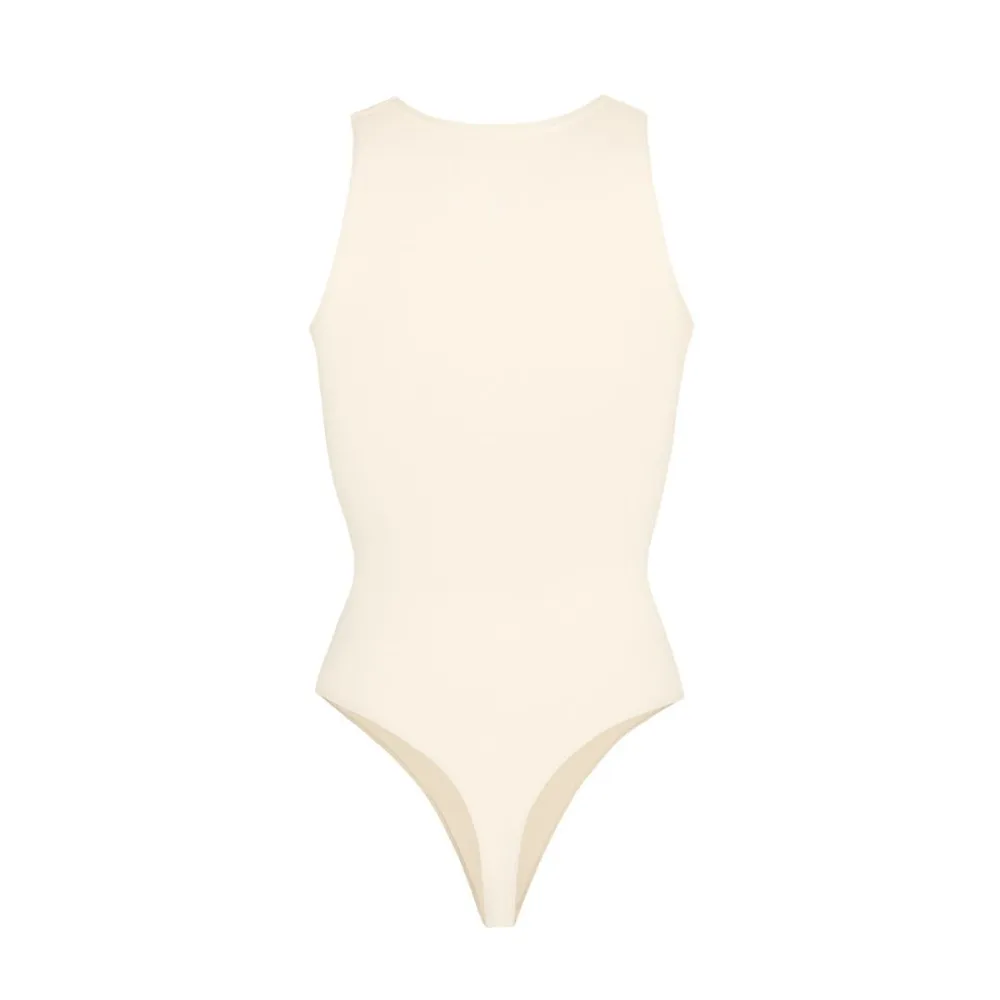 High Neck Thong Bodysuit