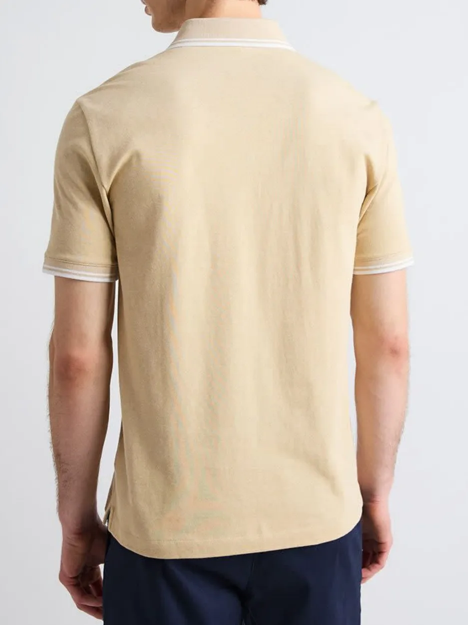 Yellow Casual Style Short-Sleeve Polo