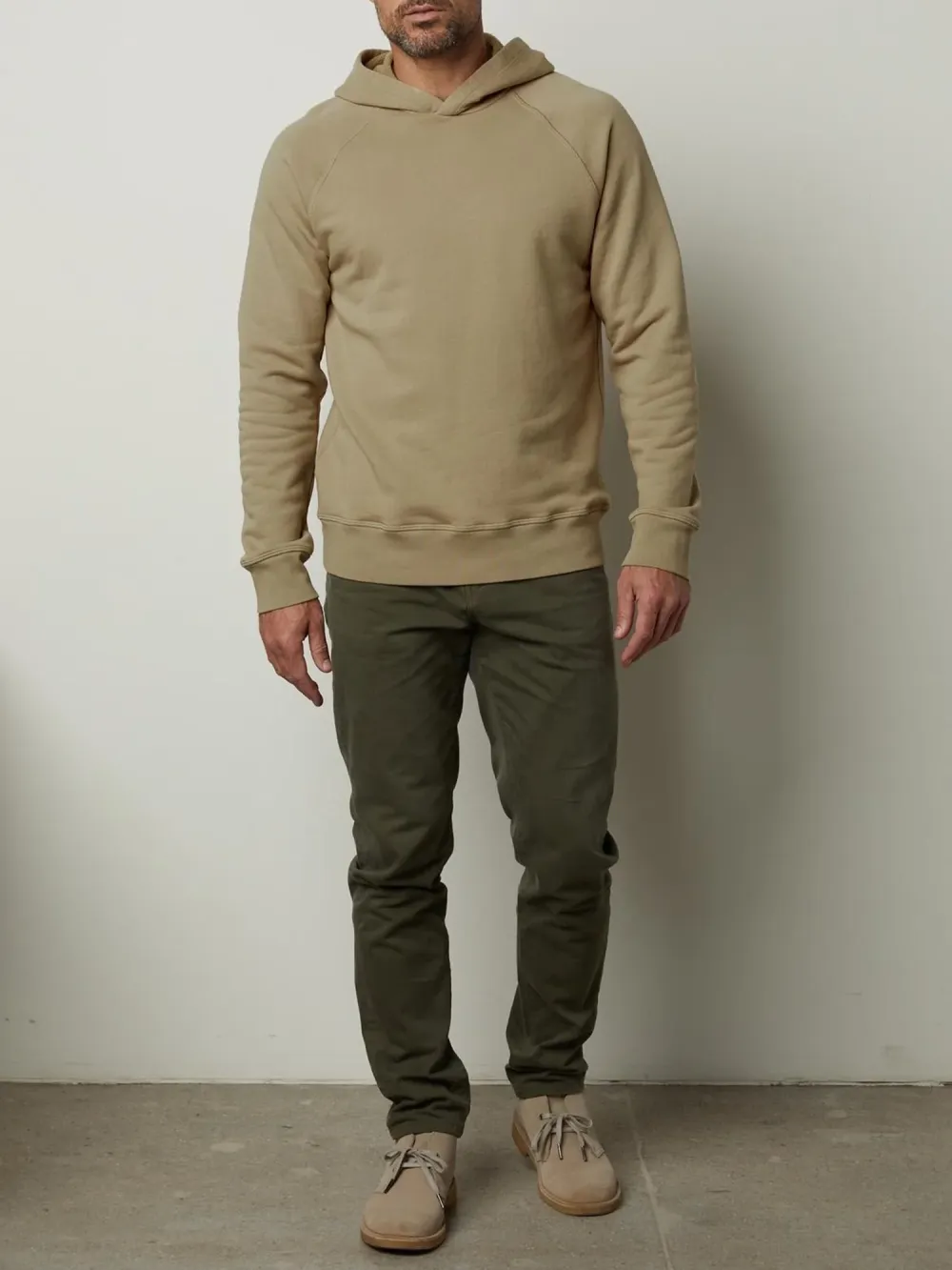 Solid Long Sleeve Hooded