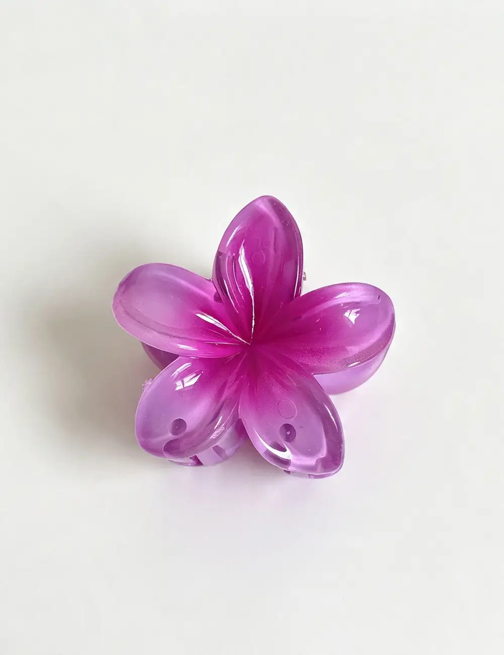 Plumeria Flower Shape Mini Hair Hair Claw Clip