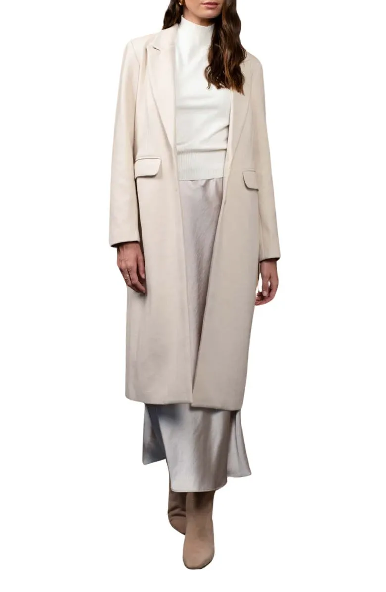 Notched Collar Coat