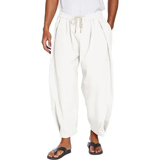 Men's Cotton Linen Harem Pants