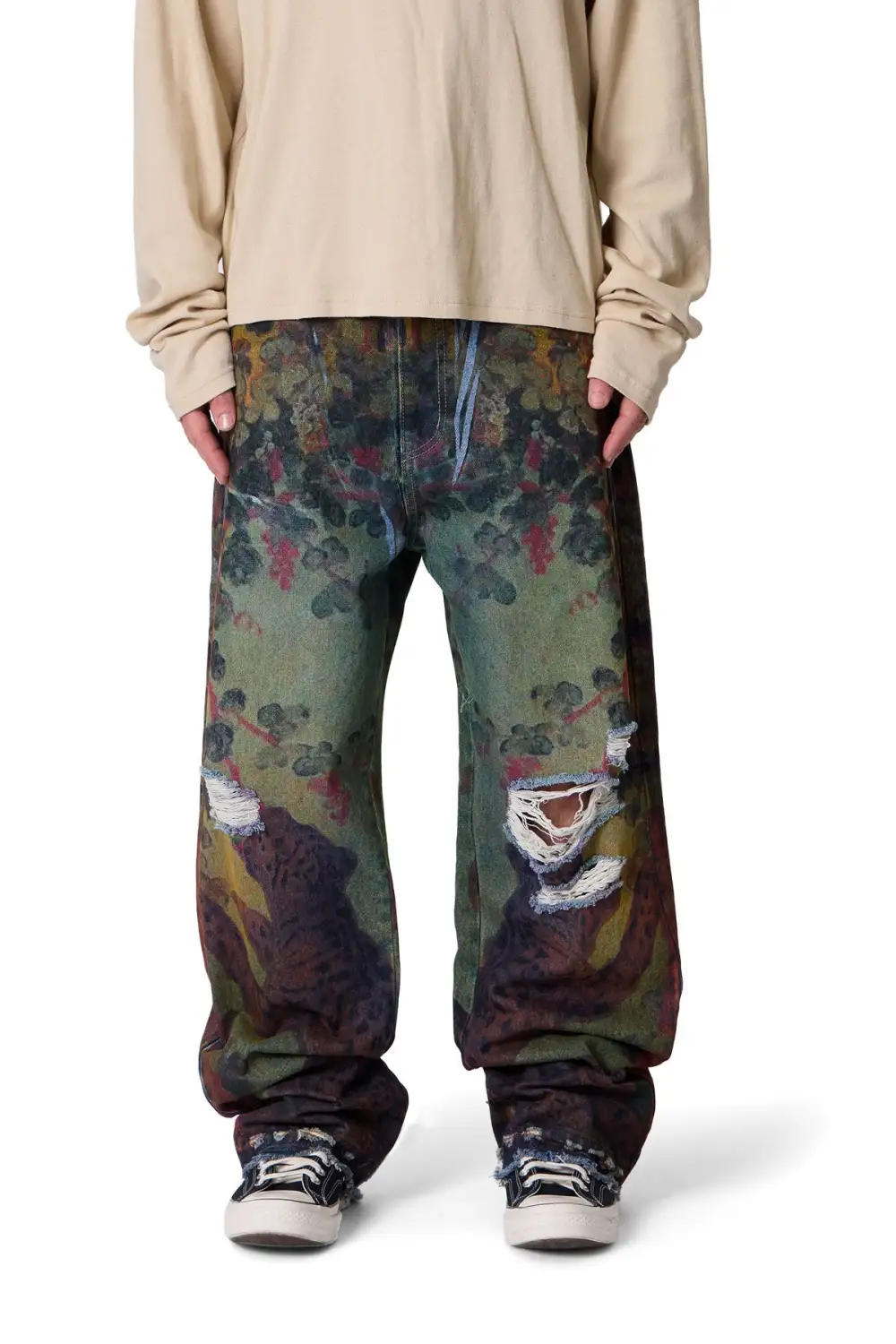 Ultra Baggy Leopard Jeans