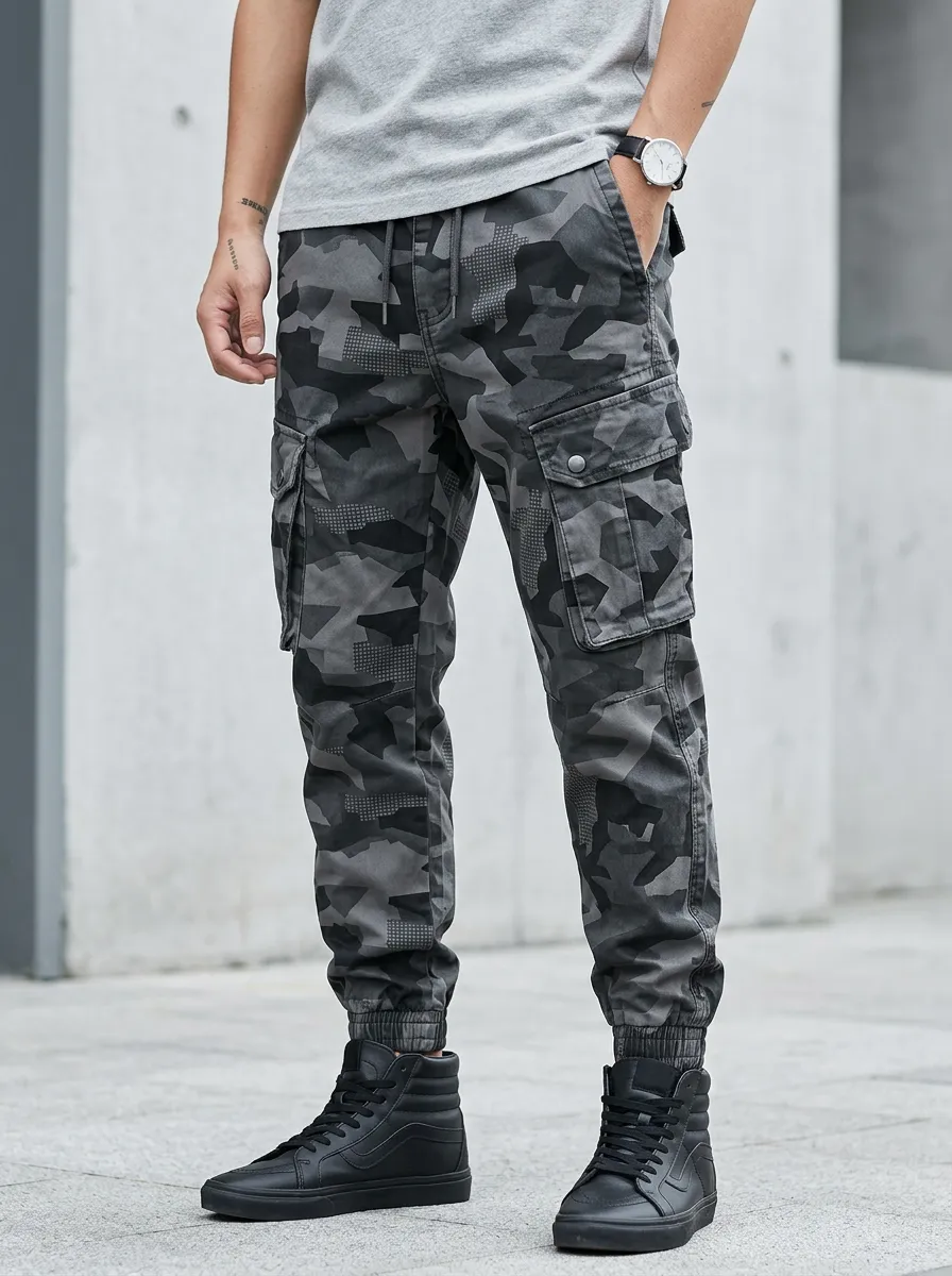 Urban-Tactical Camouflage Cargo Pants