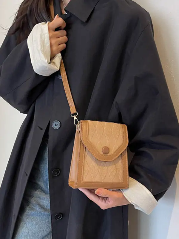 Office Geometric Crossbody Bag