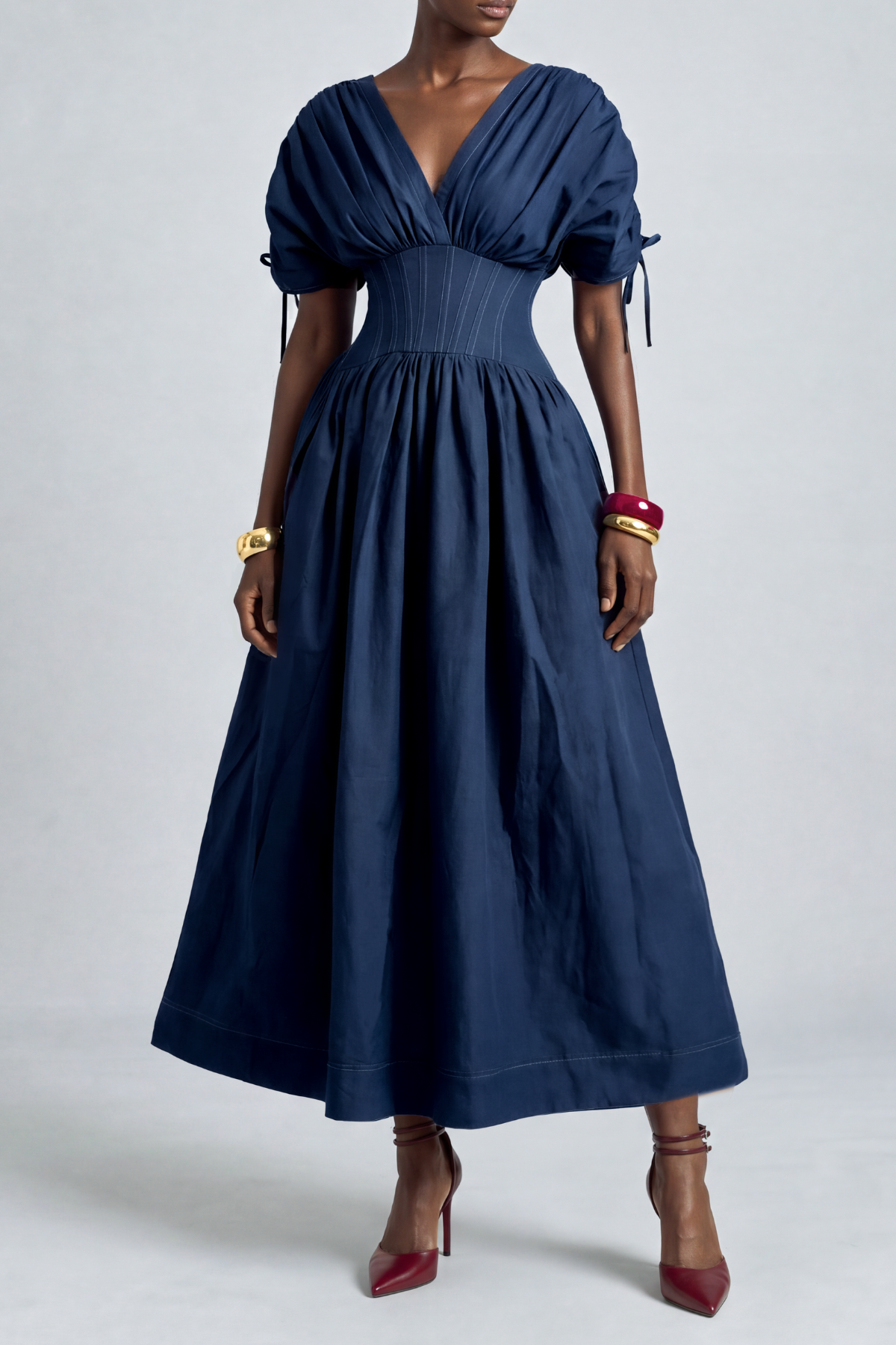 Textured Maxi Dress
