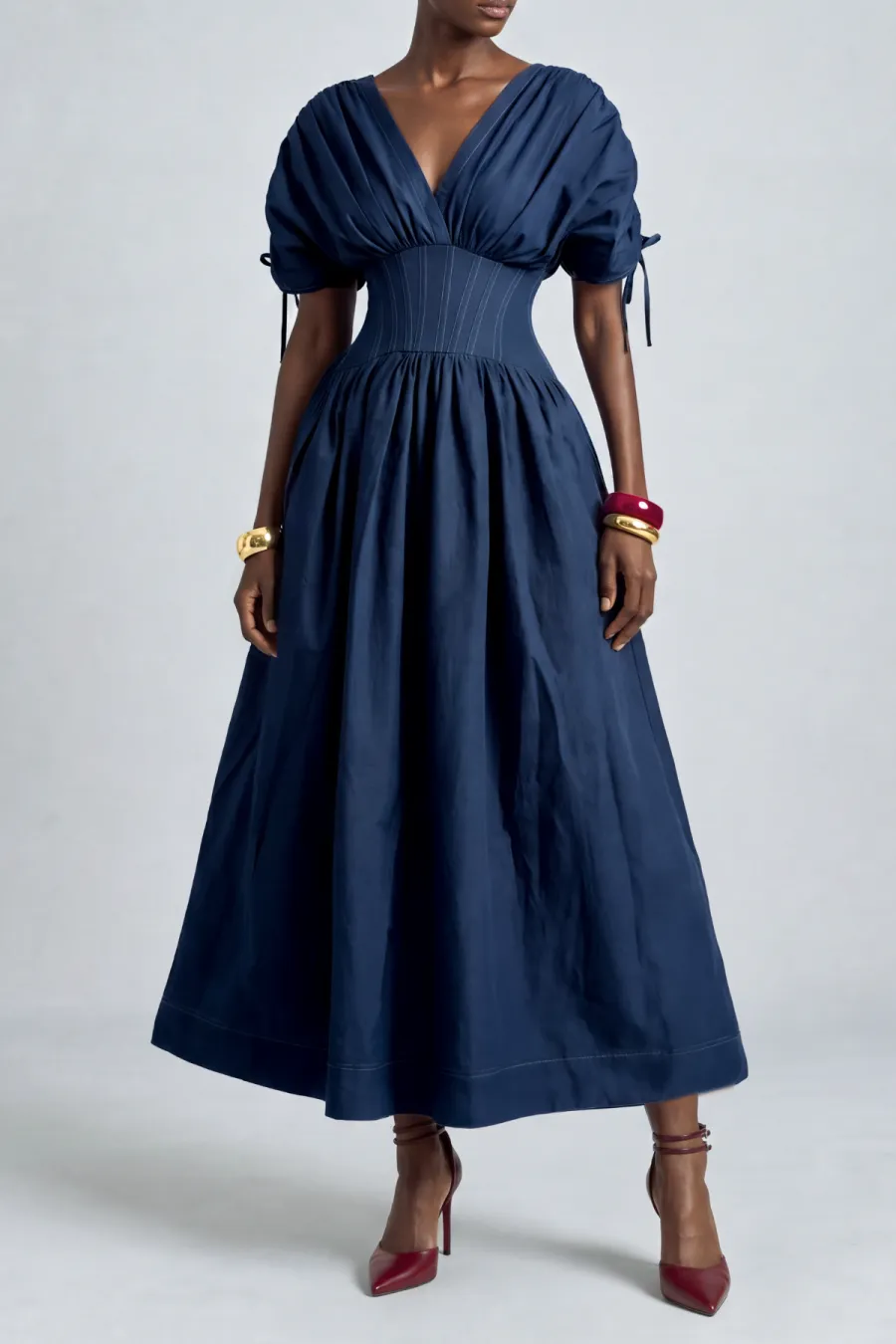 Textured Maxi Dress