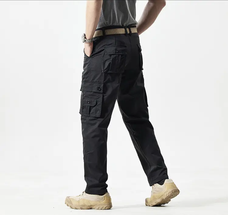 Men's Durable Cotton Cargo Pants
