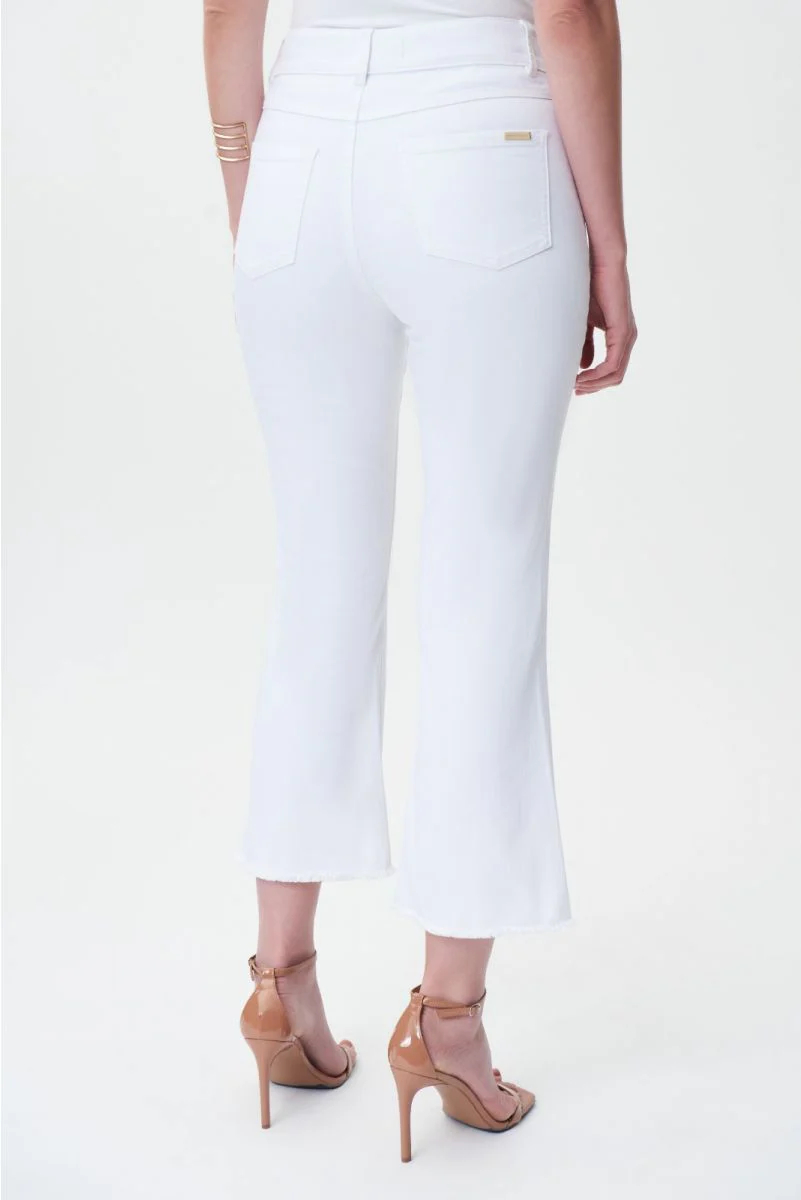 White Flared High - Waist Jeans